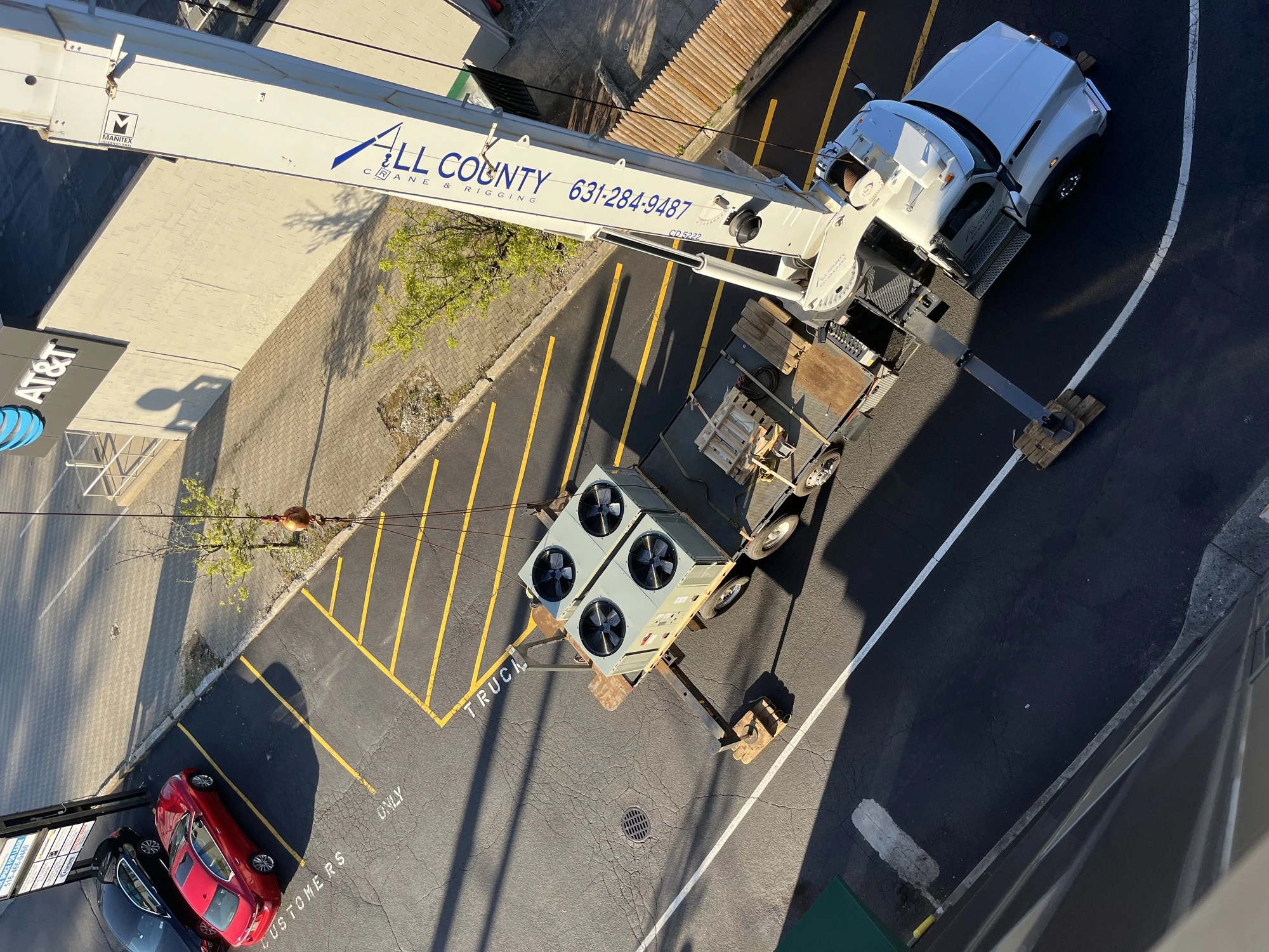 All-County Crane Set · Rooftop Delivery