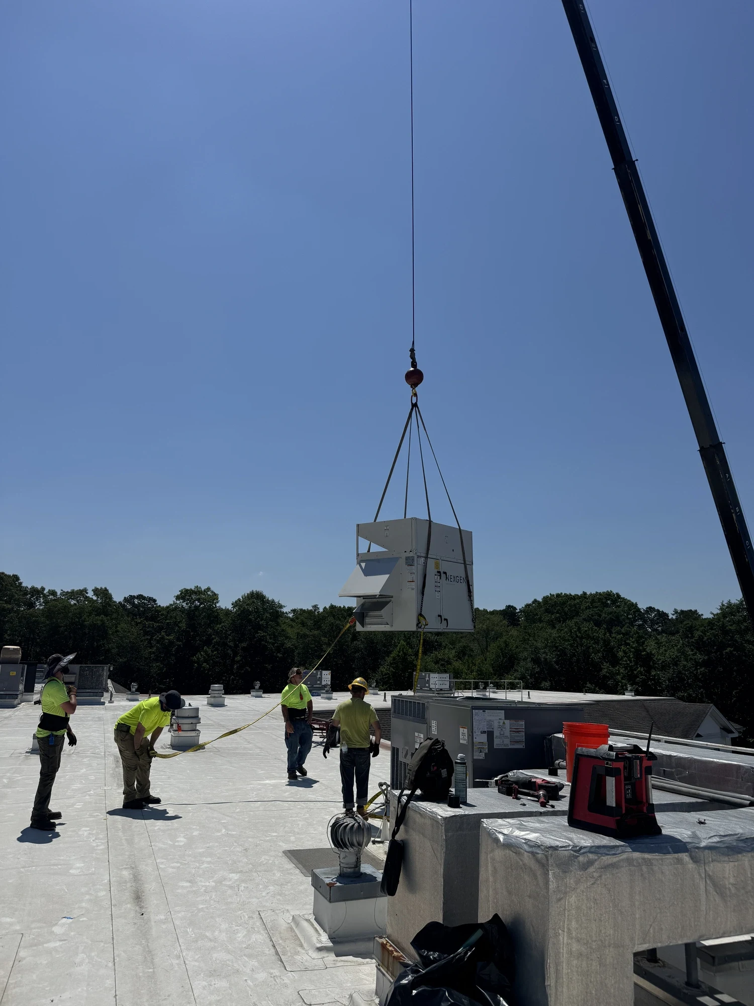 Rooftop Chillers · Field Fabrication